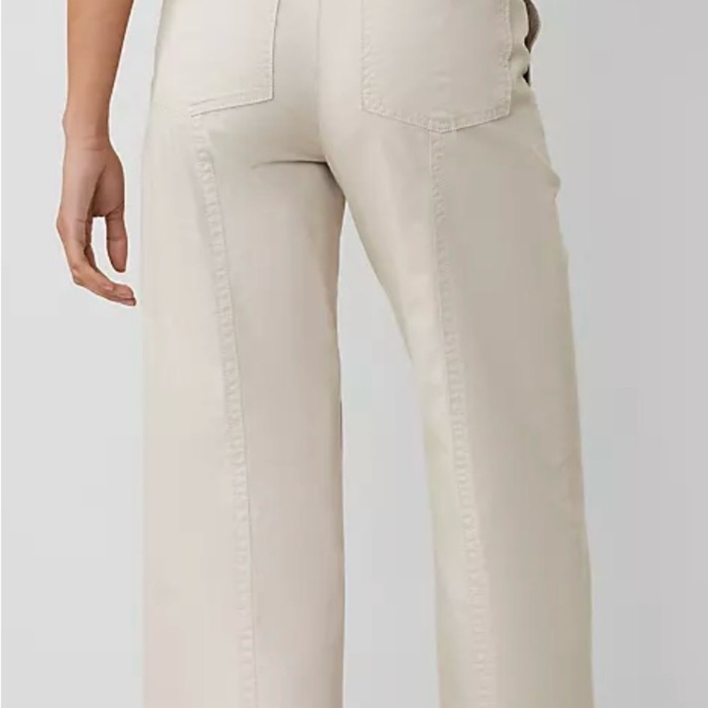 Petite Weekend Collection Belted Utility Pant - Picture 3 of 3